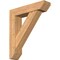 Ekena Millwork Traditional Slat Smooth Bracket w/ Offset Brace, Western Red Cedar, 7 1/2"W x 32"D x 36"H BKT0806X32X36TRA06SWR - alternate 1